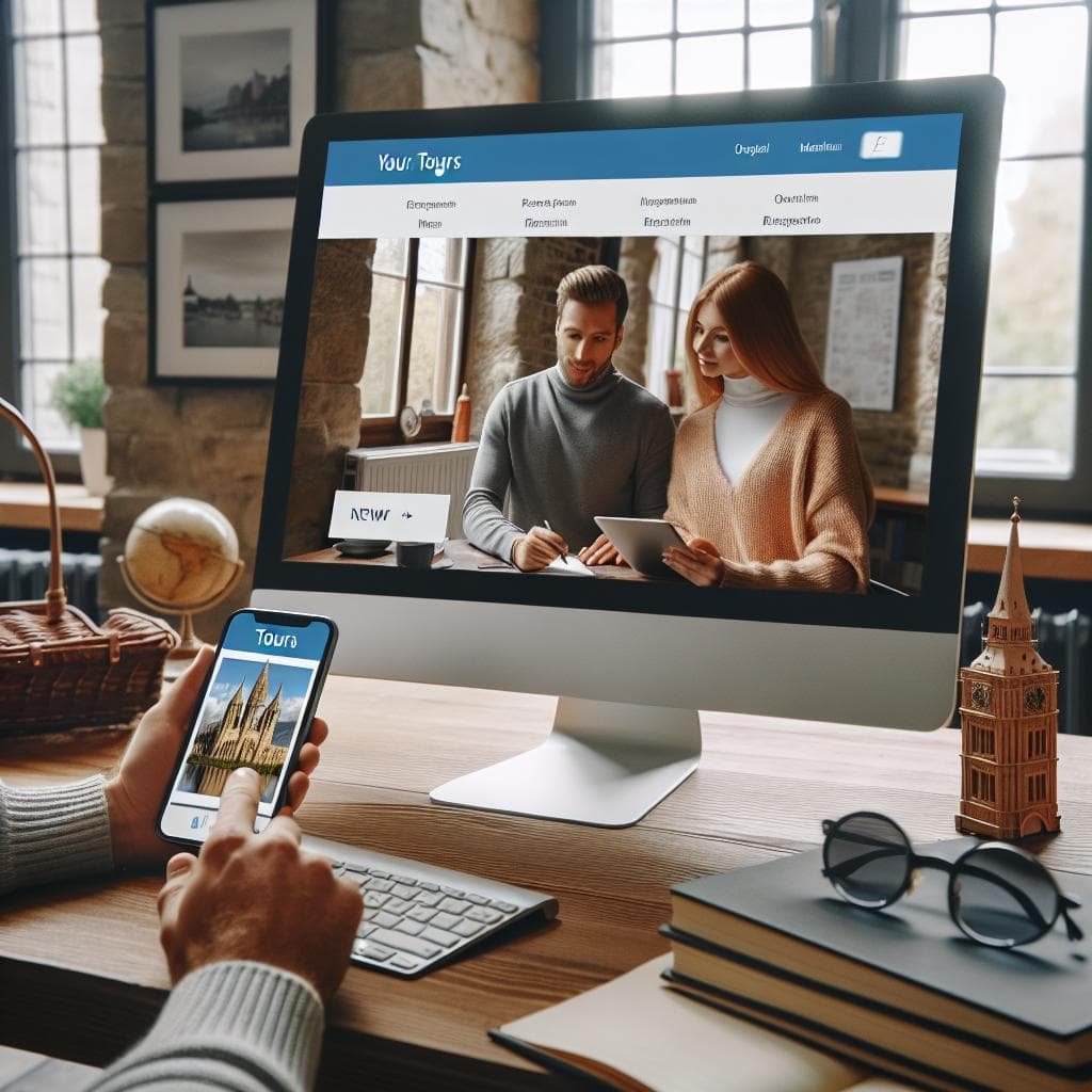Professional tourism website design creating trust for international travellers